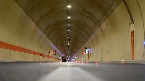 Smart tunnel lighting ensures safety with lower running costs in Ucka Tunnel